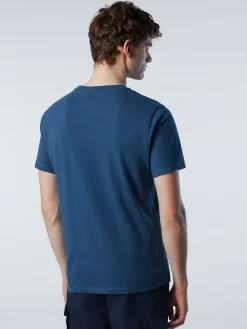 Outlet^North Sails 'T-shirt With Maxi Logo Print DARK DENIM