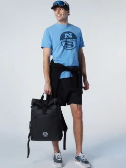 Outlet^North Sails 'T-shirt With Maxi Logo Print CORNFLOWER BLUE