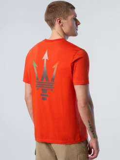 T-shirts^North Sails 'T-shirt With Maxi Trident PUREED PUMPKIN