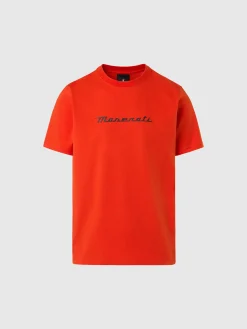 T-shirts^North Sails 'T-shirt With Maxi Trident PUREED PUMPKIN