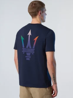 T-shirts^North Sails 'T-shirt With Maxi Trident NAVY BLUE