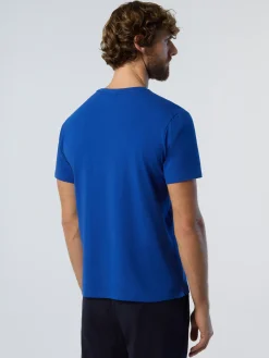 T-shirts^North Sails 'T-shirt With North Tech Patch SURF BLUE