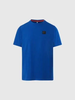 T-shirts^North Sails 'T-shirt With North Tech Patch SURF BLUE