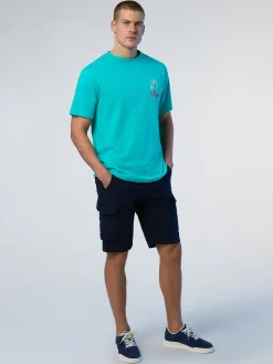 T-shirts^North Sails 'T-shirt With Palm Tree Embroidery CERAMIC