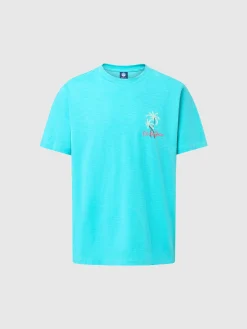 T-shirts^North Sails 'T-shirt With Palm Tree Embroidery CERAMIC