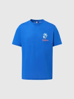 T-shirts^North Sails 'T-shirt With Palm Tree Embroidery OCEAN BLUE