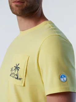 T-shirts^North Sails 'T-shirt With Palm Tree Print LIMELIGHT