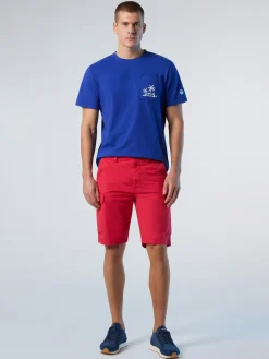 T-shirts^North Sails 'T-shirt With Palm Tree Print SURF BLUE