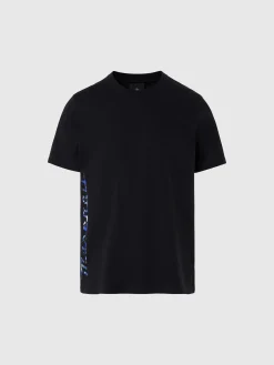 T-shirts^North Sails 'T-shirt With Patterned Trident BLACK