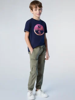 T-shirts^North Sails 'T-shirt With Photo Print Logo NAVY BLUE
