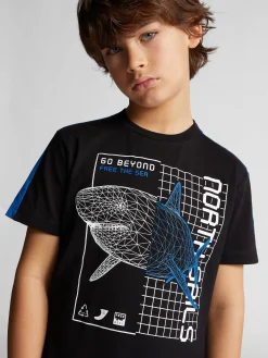 Outlet^North Sails 'T-shirt With Print BLACK