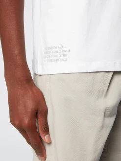 Outlet^North Sails 'T-shirt With Reflective Logo WHITE