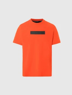 Outlet^North Sails 'T-shirt With Reflective Logo BRIGHT ORANGE