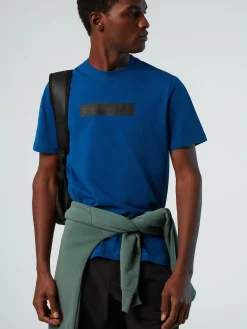 Outlet^North Sails 'T-shirt With Reflective Logo OCEAN BLUE