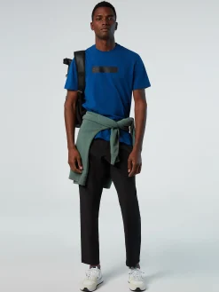 Outlet^North Sails 'T-shirt With Reflective Logo OCEAN BLUE