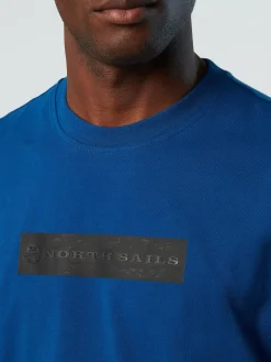 Outlet^North Sails 'T-shirt With Reflective Logo OCEAN BLUE