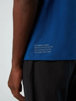 Outlet^North Sails 'T-shirt With Reflective Logo OCEAN BLUE
