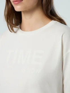 Outlet^North Sails 'T-shirt With Slogan Prints MARSHMALLOW