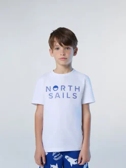 T-shirts^North Sails 'T-shirt With Striped Print WHITE
