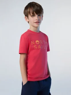 T-shirts^North Sails 'T-shirt With Striped Print WATERMELON