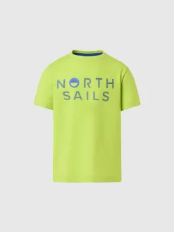 T-shirts^North Sails 'T-shirt With Striped Print ACID LIME