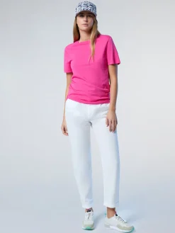T-shirts & Tops^North Sails 'T-shirt With Tonal Print FUXIA PURPLE