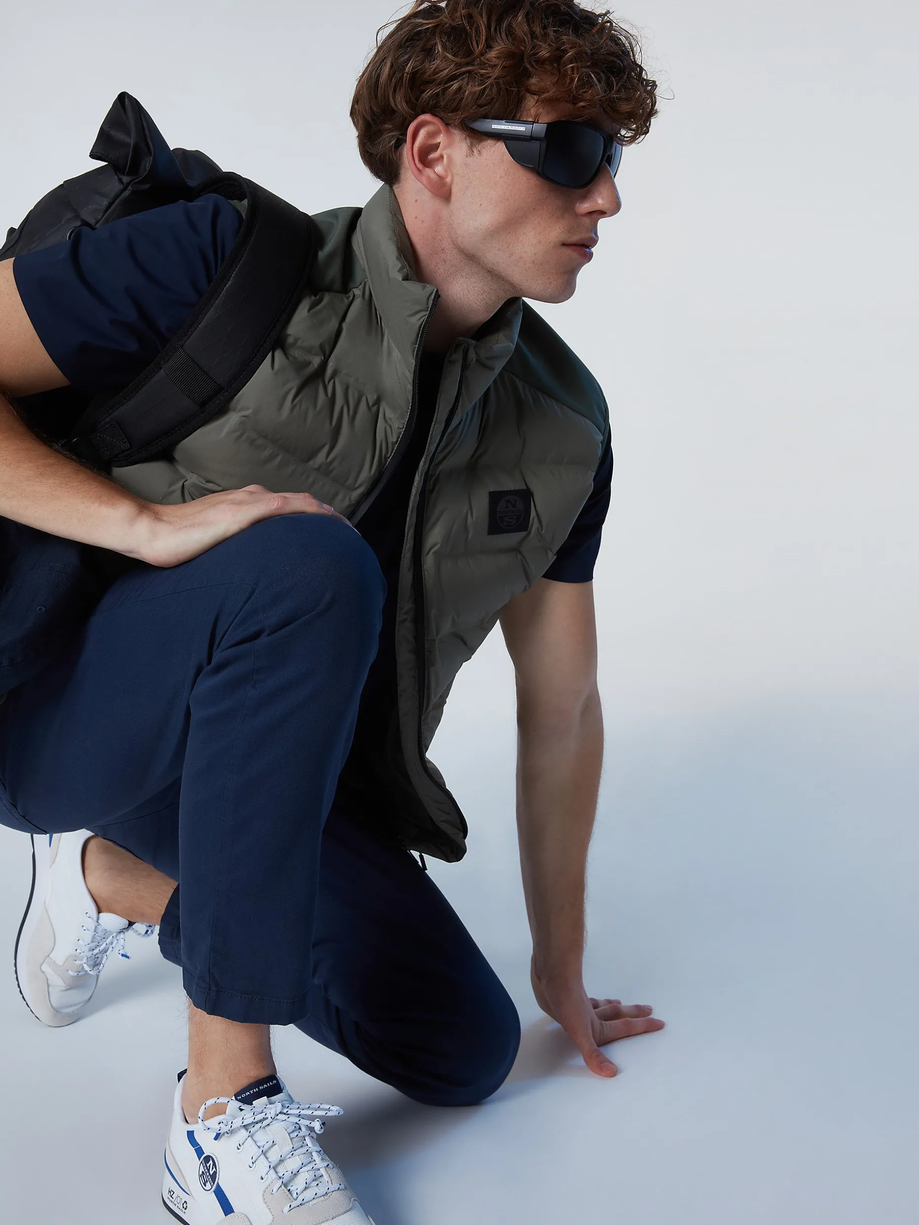 Outlet^North Sails 'Utility Vest MILITARY GREEN