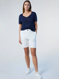 T-shirts & Tops^North Sails 'Viscose V-neck T-shirt NAVY BLUE