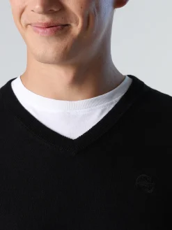 Outlet^North Sails 'V-neck Jumper BLACK