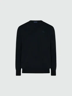 Outlet^North Sails 'V-neck Jumper BLACK