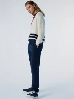 Sweaters & Cardigans^North Sails 'V-neck Varsity Sweater MARSHMALLOW