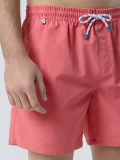 Outlet^North Sails 'Washed Fabric Swim Shorts SPICED CORAL