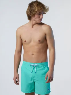 Beachwear^North Sails 'Washed Nylon Swim Shorts CERAMIC
