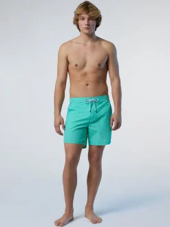 Beachwear^North Sails 'Washed Nylon Swim Shorts CERAMIC