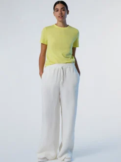 Trousers^North Sails 'Wide-leg Linen Pants MARSHMALLOW