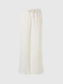 Trousers^North Sails 'Wide-leg Linen Pants MARSHMALLOW