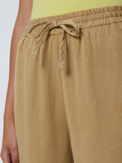 Trousers^North Sails 'Wide-leg Linen Pants HONEY